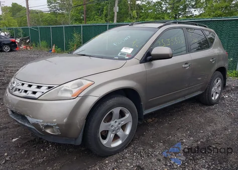 2004 Nissan Murano Sl из США, поврежденный, VIN JN8AZ08W34W330581